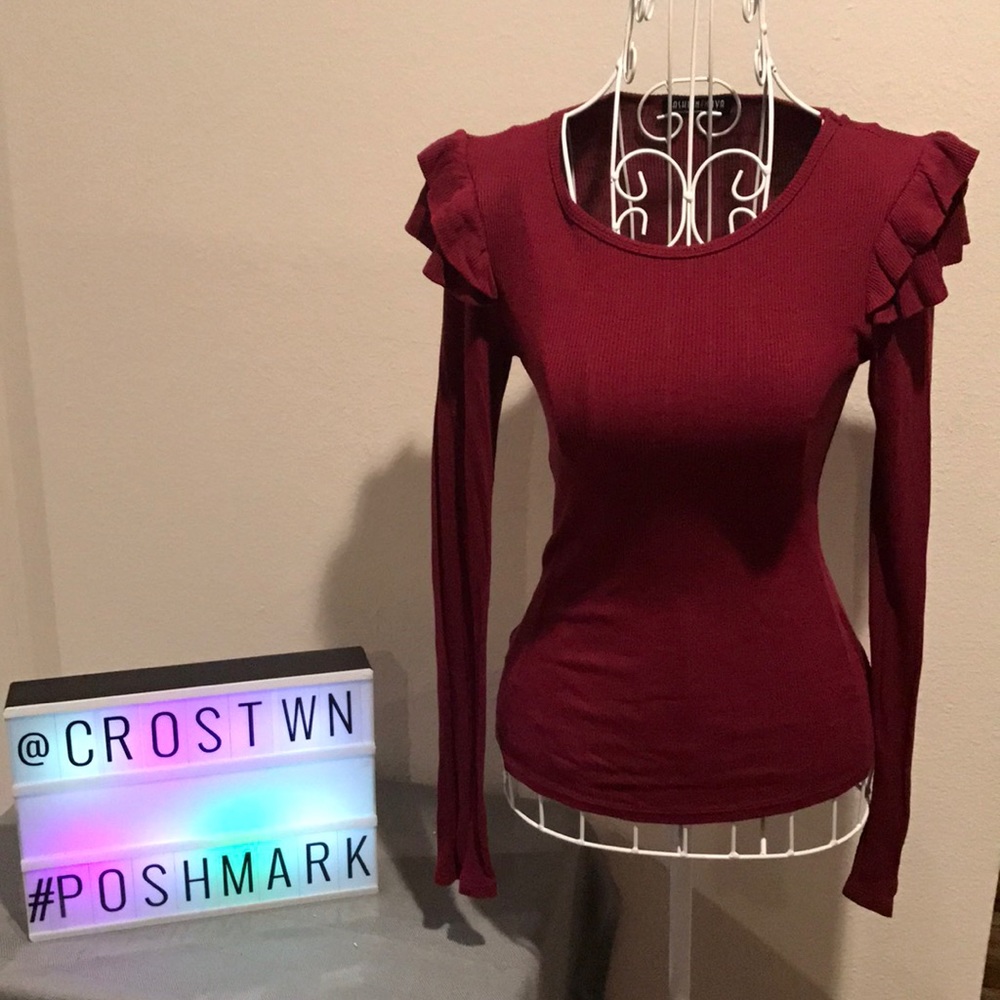 Fashion Nova Ruffle Top - Picture 4 of 8